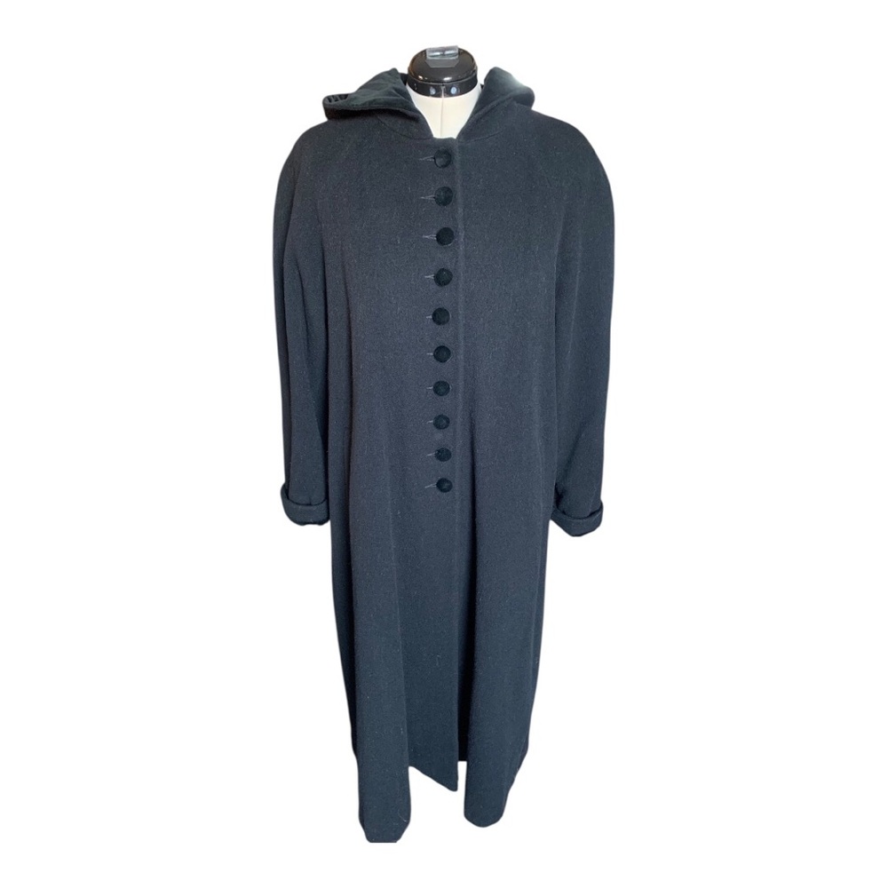 ▪️Jonathan Michael Vintage Hooded Wool Trench Coat▪️